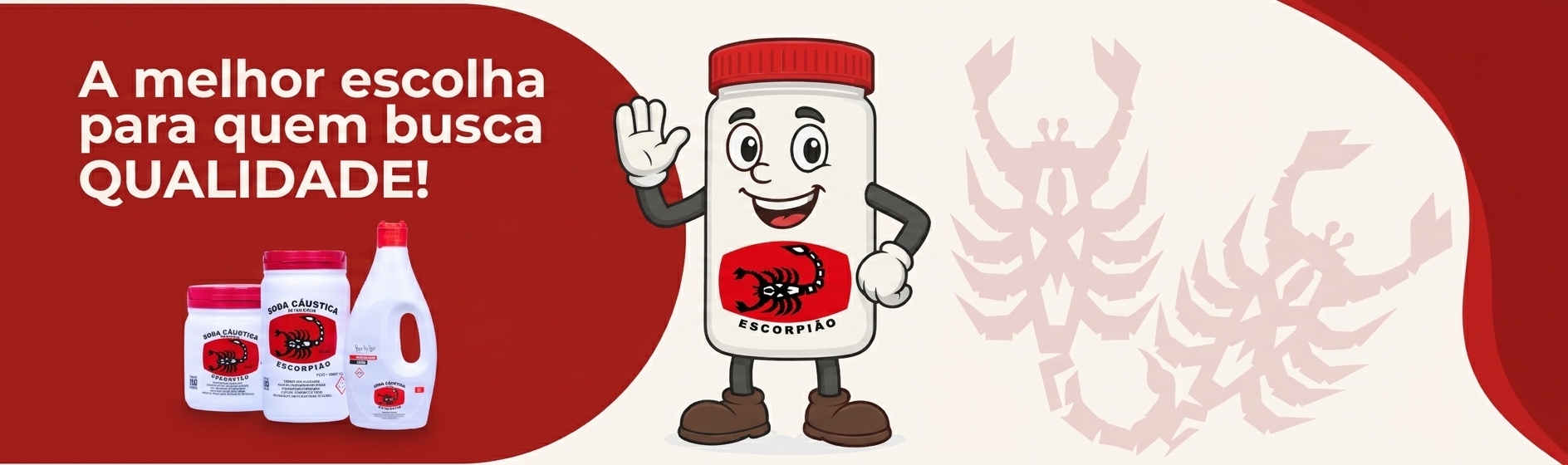 Soda Cáustica Escorpião - referência nacional em soda cáustica